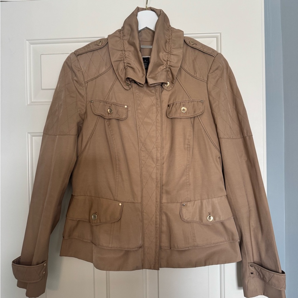White House Black Market tan jacket